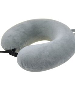 Memory Foam Neck Pillows || Travel Pillow - Grey
