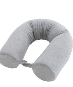 Memory Foam Twist Neck Pillow - Grey