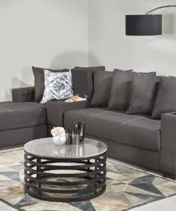 Memphis 3 Piece Corner Lounge Suite, Grey