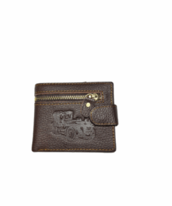 Men Genuine Leather Wallet Brown 861-04