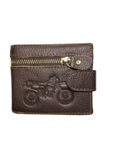 Men Genuine Leather Wallet Brown 861-14