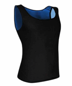 Men Neoprene Waist Trainer Sauna Sweat Suit - S-M