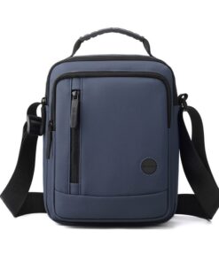 Men Shoulder Bag Minimalist Outdoor Casual Bag - Blue