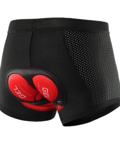 Men's Bike Cycling Underwear Shorts 3D QA Gel Padded - S