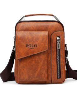 Men's Bolo Shoulder and Crossbody Bag - Tan