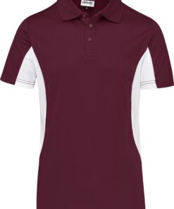 Mens Championship Golf Shirt - Maroon - M