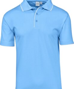 Men's Elite Golf Shirt - Light Blue - S