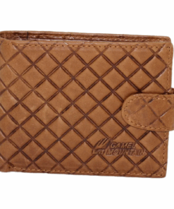 Men's Genuine Leather Bifold Wallet For 7 Cards - Brown