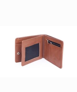 Men's Genuine Leather Credit Card wallet - Brown