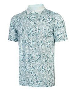 Men's Handee Golf Floral Polo - L