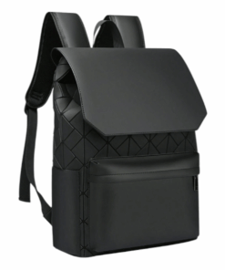 Men's Multifunctional Adjustable Backpack with Multiple Pockets - Black