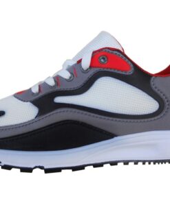 Men's Supercross Trail Running Shoes - Black / White - UK 8