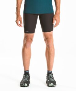 Men's Trail Running Tights Emboss - Black/Bronze - XL