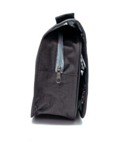 Men's Unfolding Toiletry Bag with Multiple Compartments - Black