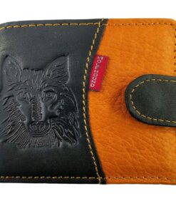 Men's Wallet Genuine Leather Black 861-05