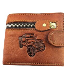Men's Wallet Genuine Leather Light Brown 861-13