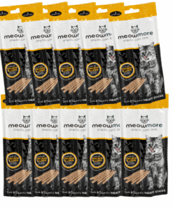 Meow More Meaty Sticks Chicken & Liver (10 x 15g)