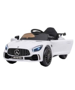 Mercedes AMG GTR 12v Kids Electric Ride On Car - White