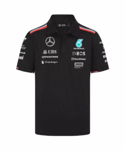 Mercedes-AMG Petronas F1 2024 Team Polo Shirt - Black - L