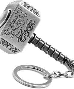 Metal Hammer Keychain Hammer Mjölnir Thor's Hammer - Key Ring Gift for Boy