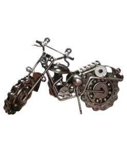 Metal Harley Motorcycle Model Table Ornament BJ226-01/02 - Silver