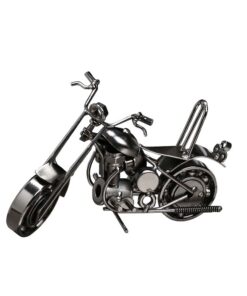 Metal Harley Motorcycle Model Table Ornament BJ226-03/04 - Silver