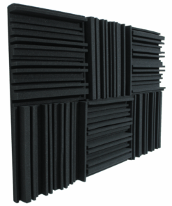 Metro Acoustic Sound Foam Panels - Black - 6 Pack