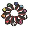 Michris Coloured Numbers Covers - Zip Irons Covers