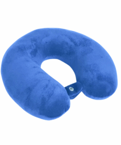 Micro-Beads Travel Neck Pillow - Blue