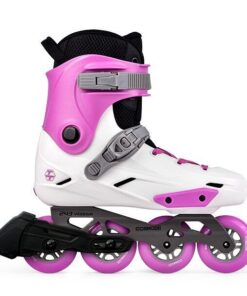 Micro Cosmo ID TT Inline Skates - White/Purple - UK 7/8