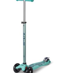 Micro Maxi Deluxe T-Bar Scooter for Ages 5-12 - Eco Mint