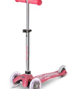 Micro Mini Deluxe Glow and Glitter Scooter - Pink