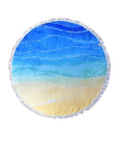 Microfibre Round Printed Beach Towel