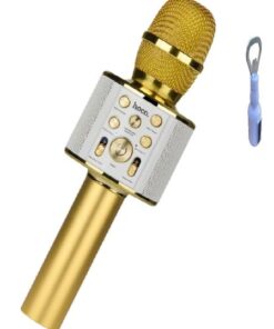Microphone BK3 Cool sound wireless karaoke mic - Gold And Bottle Opener