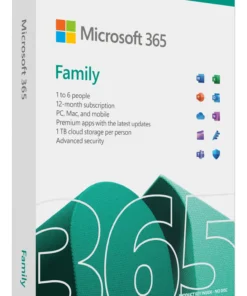 Microsoft 365 Family 1 Year Subscription