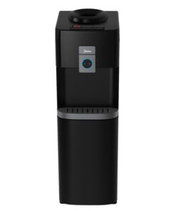 Midea Top Loading Water Dispenser with Fridge - Black