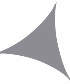 Mihuis Solid 185 GSM Waterproof Awning Sunshade Triangle Sail - 3.6m x 3.6m