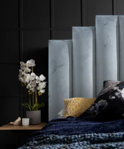 Milano Single Headboard, Grey