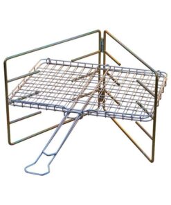 Mild Steel Hinged Grid Stand and Braai Grill 300mm 122/8