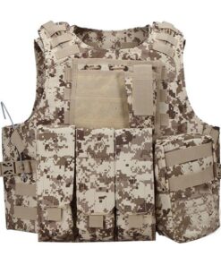 Military Army Airsoft Molle Combat Tactical Vest - Desert Digital