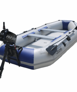 Military Grade Inflatable Boat Dingy Boat +PARSUN 2.6HP Outboard Boat Motor - 330 cm