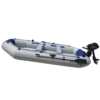 Military Grade Inflatable Boat Dingy Boat + PARSUN 3.6HP Outboard Motor - 230 cm