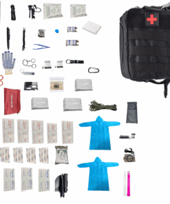 Military Outdoor Survival Kit NA-75 - Black