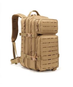 Military Tactical Waterproof Camping Outdoor Backpack - Brown