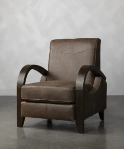 Millennium Full Leather Chair, Andes Brown
