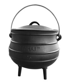 Minhaj Cast Iron Potjie Pot Size 25