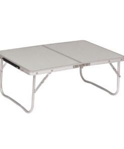 Mini Camping Portable Folding Aluminum Alloy Table- Dull Ice Flower Top