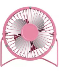 Mini Desktop USB Fan (Pink)