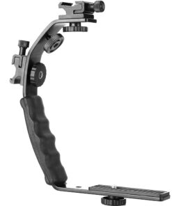 Mini DV Camcorder DSLR Camera C-shape Hot Shoe Flash Bracket