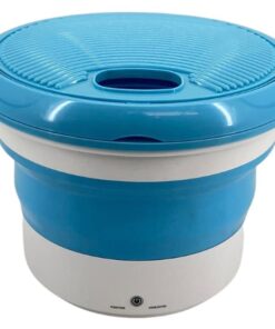 Mini Foldable Bucket Washer Lightweight Convenient Washing Machine - Blue